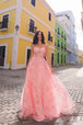 Vestido de novia corsé floral bordado de Nox Anabel T1332