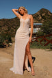 Vestido sin mangas corsé con aberturas de Nox Anabel JE996