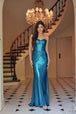Nox Anabel T1499 - Vestido de noche nudo sin tirantes