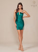 Nox Anabel E912 - Vestido de cóctel con escote en V