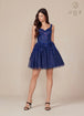 Nox Anabel H846 - Vestido de cóctel línea A con cuello en V