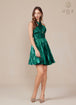 Nox Anabel K822 - Vestido de cóctel cruzado halter