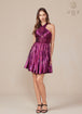 Nox Anabel K822 - Vestido de cóctel cruzado halter