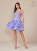 Nox Anabel R880 - Vestido de cóctel sin mangas bordado