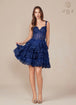 Nox Anabel R880 - Vestido de cóctel sin mangas bordado
