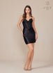 Nox Anabel R947 - Vestido de cóctel con pedrería de cristal