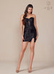 Nox Anabel T867 - Vestido de cóctel corazón sin tirantes