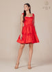 Nox Anabel T869 - Vestido de cóctel con lazo y escote corazón