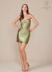 Nox Anabel T871 - Vestido de cóctel corazón plisado