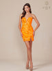 Nox Anabel T864 - Vestido de cóctel con escote en V y adornos de lentejuelas