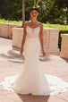 Vestido nupcial sirena bordado de Nox Anabel JW1036L