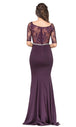 Vestido de fiesta ajustado de encaje floral Dancing Queen 2201