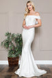 Amelia Couture 373 Lycra Vestido Largo Sin Mangas y Sin Hombros