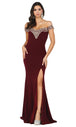 Vestido de fiesta con hombros descubiertos y escote en V Dancing Queen 4004