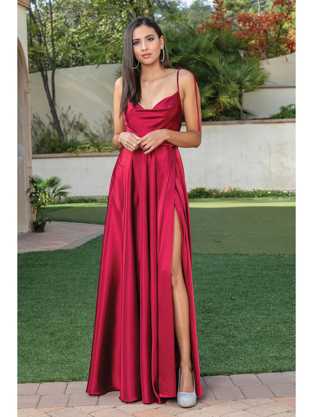 Cuello redondo vestido de fiesta Dancing Queen 4285