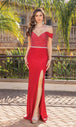 Vestido largo con hombros descubiertos Dancing Queen 4292