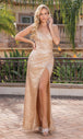 Vestido de fiesta sin mangas con espalda de encaje Dancing Queen 4303