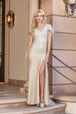 Vestido de Cuello en V con Purpurina Dancing Queen 4330