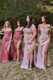 Vestido corsé Satinado Ladivine 7492