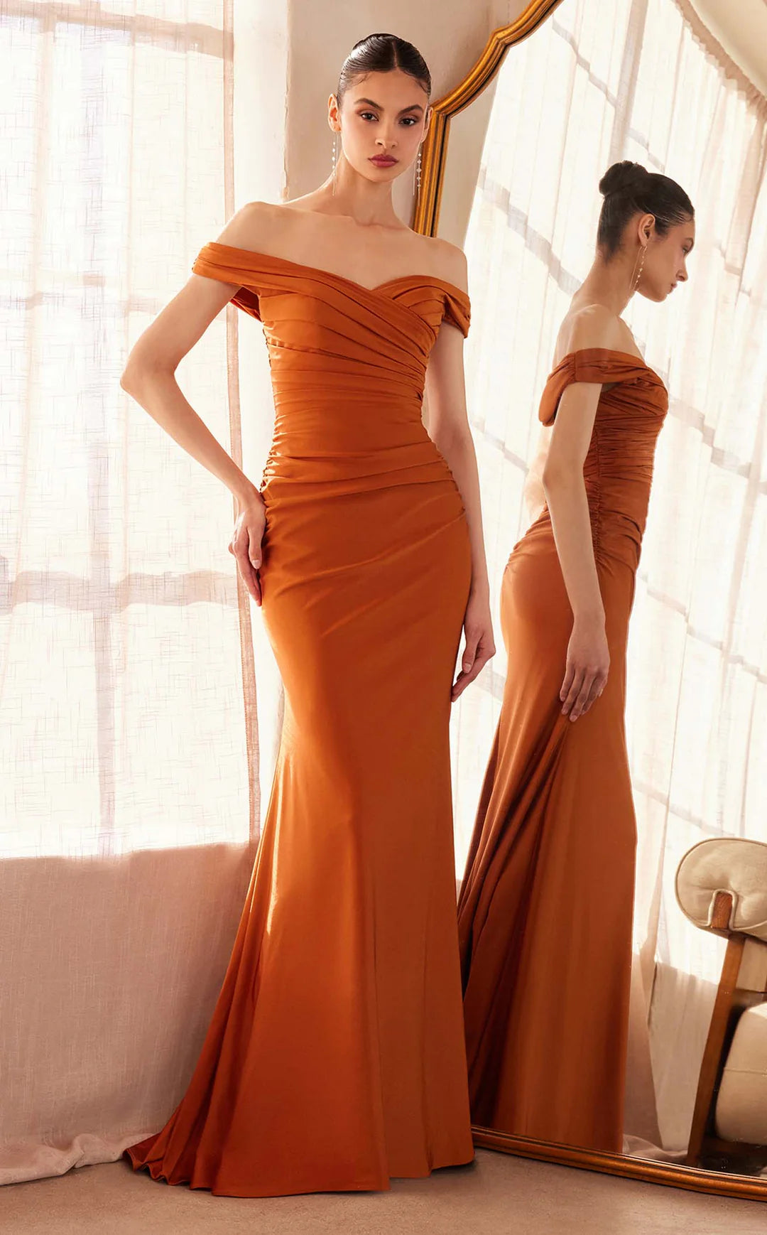 Vestido largo de AMORIS T402