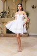 Vestido corto Blanco de May Queen MQ2159