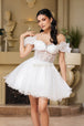 Vestido Blanco corto de May Queen MQ2164