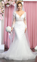 Vestido blanco Royal Queen RQ7896