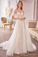 Andrea & Leo A1014C - Vestido de Novia con Motivo de Hojas y Escote Off-Shoulder