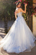 Andrea & Leo A1339 - Vestido de noche de encaje con pedrería y escote corazón