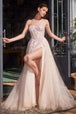 Andrea & Leo A1468 - Vestido de Prom Strapless con Apliques
