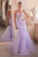 Ladivine CB139 - Vestido de noche de lentejuelas brillantes