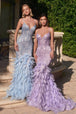 Ladivine CC2308 - Vestido de fiesta sin mangas adornado