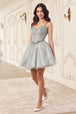 Ladivine CD0236 - Vestido de cóctel con tirante de lazo