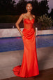 Ladivine CD295 - Vestido de fiesta corazón con cuentas florales