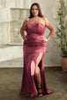 Ladivine CD326C - Vestido de fiesta con corpiño sin tirantes