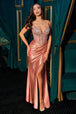 Vestido Largo con Corset y Cordones para Prom - Ladivine CD729