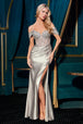Vestido Largo con Corset y Cordones para Prom - Ladivine CD729
