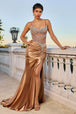 Ladivine CD744 - Vestido de Prom con Escote en Corazón y Adornos de Strass