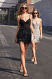Vestido sin mangas con flecos de lentejuelas por Ladivine CD780