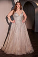 Ladivine CD786C - Vestido de Prom A-Line con Escote en V