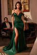 Ladivine CDS532 - Vestido de Noche con Hombros Descubiertos