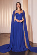 Ladivine CJ937 - Vestido largo plisado en acordeón