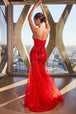 Ladivine CM352 - Vestido de fiesta sirena sin mangas