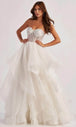 Vestido blanco largo de Colette CL8200