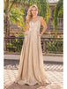 Vestido de novia con espalda de encaje metálico Dancing Queen 2611