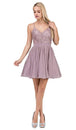 Vestido de Encaje Bordado con Apliques de Cuentas Dancing Queen 3088