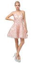 Vestido sin mangas con motivos brillantes Dancing Queen 3154
