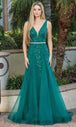 Vestido de fiesta con escote en V Dancing Queen 4311