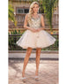 Vestido de Cóctel con Apliques de Corazón Dancing Queen 3338