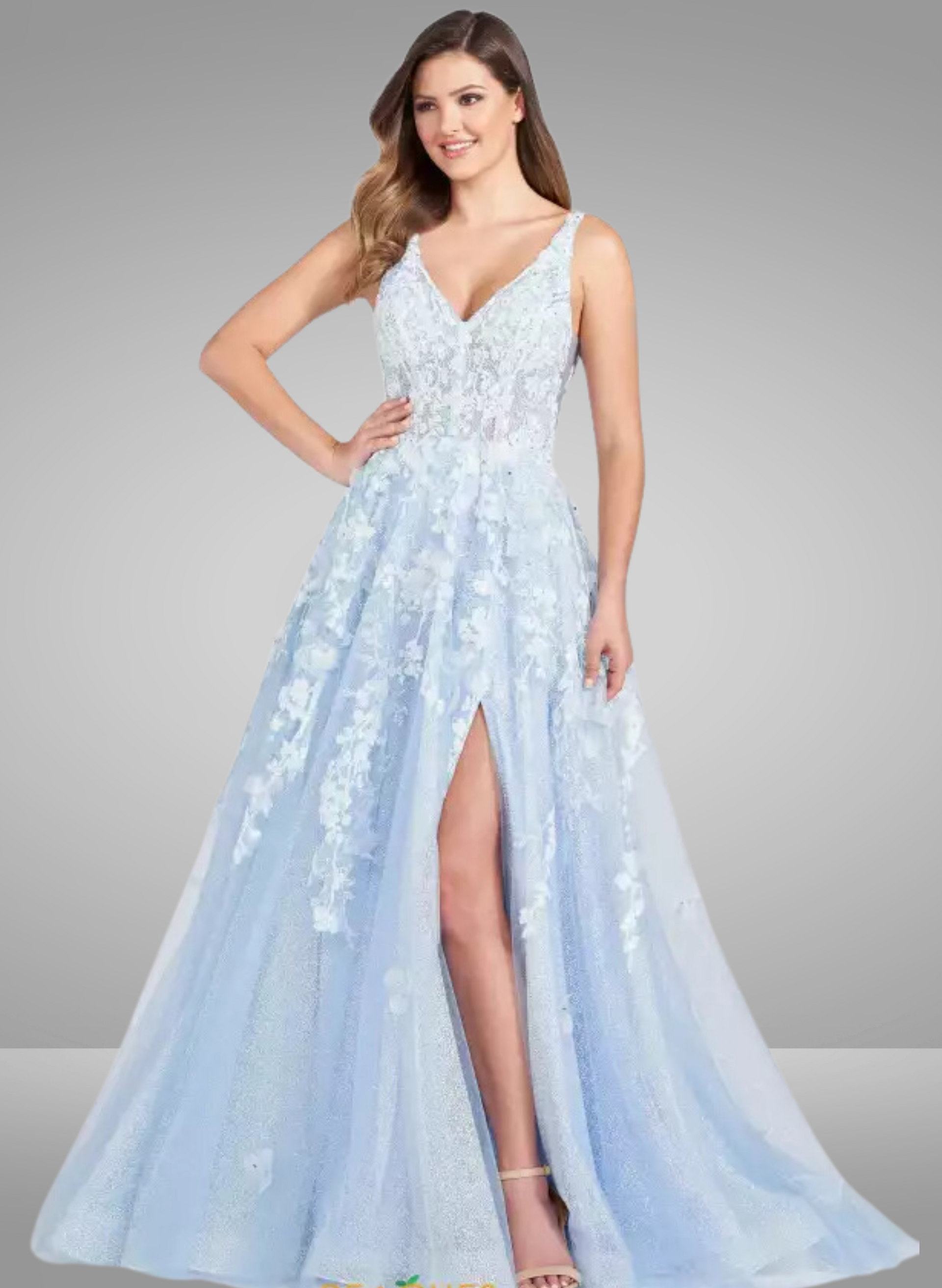 Vestido Azul Alquiler De Vestidos De Fiesta Largos Alquiler De